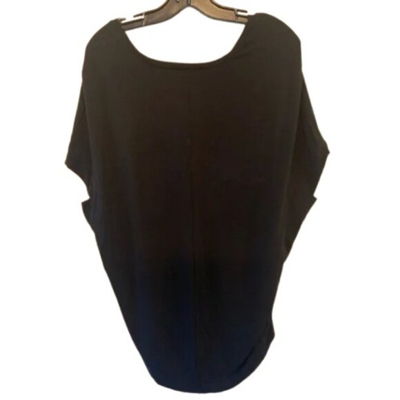 Ayrtight black v-neck oversized tunic size xs - Picture 4 of 9